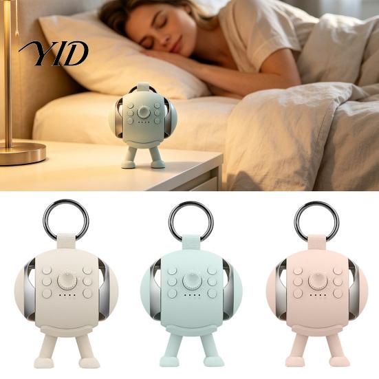Long Battery Life Sound Machine White Noise with Bluetooth-compatible Speaker, Portable Baby Sleep Soother Nursery Therapy Device Aid,USB Rechargeable