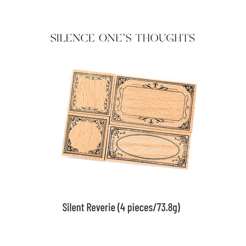 Набор печатей для поэмы «Сахарная фантазия в стиле барокко»: Принты для справочников с рамкой (3-4 шт., 6 стилей)