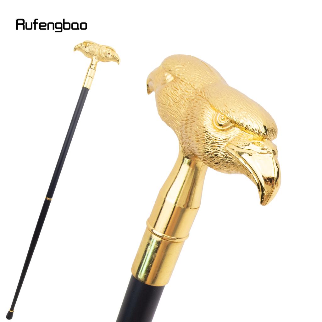 Золотая роскошная трость с головой орла, модная трость для джентльмена, элегантная трость для косплея, набалдашник 93 см