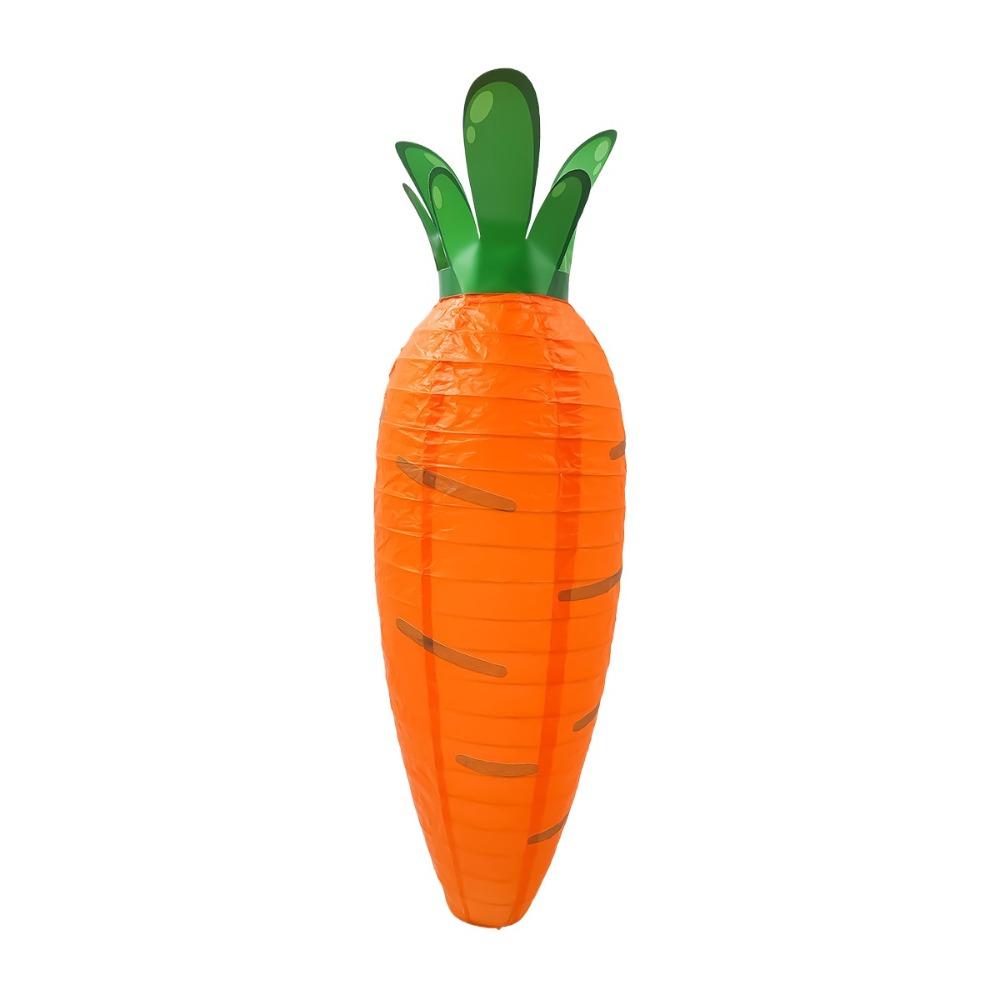DIY Carrot Paper Lanterns Paper Hanging Lantern New Rabbit Paper Ball Easter Party