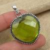 Чудесный Перидот Драгоценный Камень Стерлингового Серебра 925 Ювелирные Изделия Кулон Ручной Работы Античный Подарок Для Нее