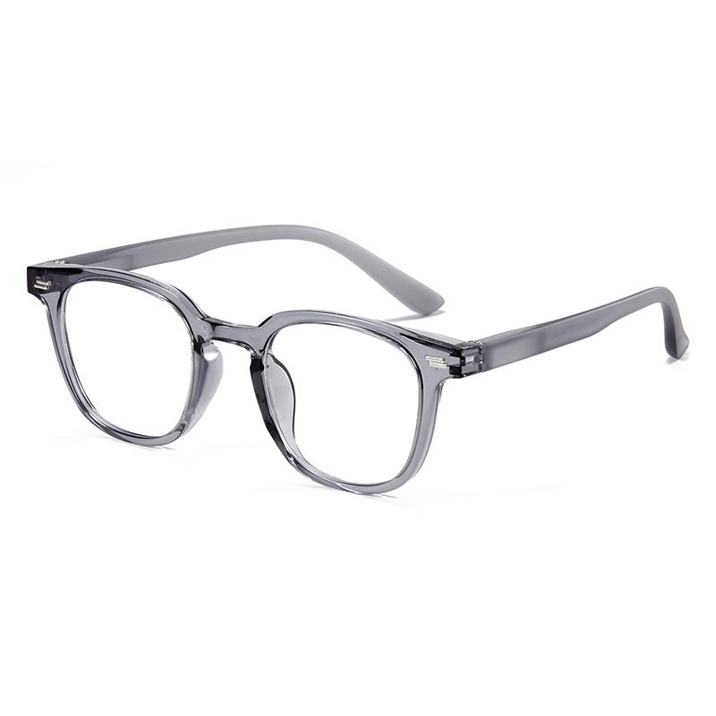 Transparent Gray Frame Round Shortsighted Prescription Glasses Women  Anti Blue Rays Myopia Eyeglasses 0 -0.5 -0.75 To -6.0