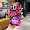 Чехол для телефона: 2D плоский дизайн, подходит для защитного чехла iPhone 18 17 16 15 14 13 Pro, градиентный маленький призрак, идеален для Рождества и Хэллоуина