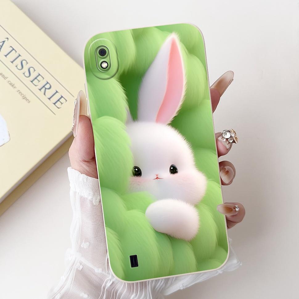 Чехол-корпус для Samsung Galaxy A10 Чехол Милый Кролик Мягкий Силикон Funda для Samsung A10 A105F A105G GalaxyA10 Корпус Телефона