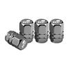 ADF3   4pcs Automotive tire valve cover metal tire valve accessories For Toyota Yaris Corolla Prius Auris CHR Camry RAV4 Avalon Avensis