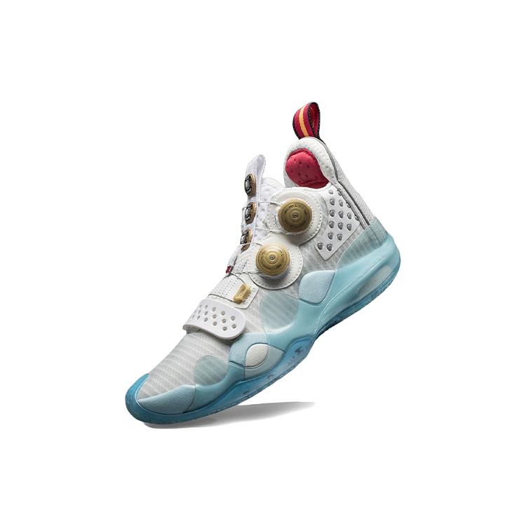 Li Ning WOW 8 Way Of Wade 8 Домашние, Ночь Завершения Карьеры Ткань Устойчивая к истиранию Дышащие Средние Баскетбольные кроссовки Мужские ABEP001-4