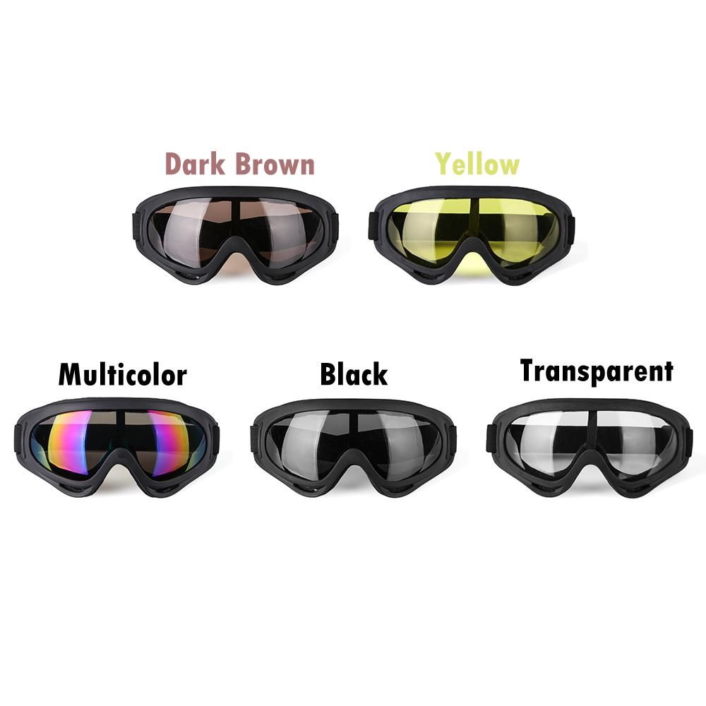 1Pc Winter Windproof Skiing Glasses Goggles Outdoor Sports Eyewear Glasses Ski Dustproof Moto Cycling Lens Frame Sunglasses