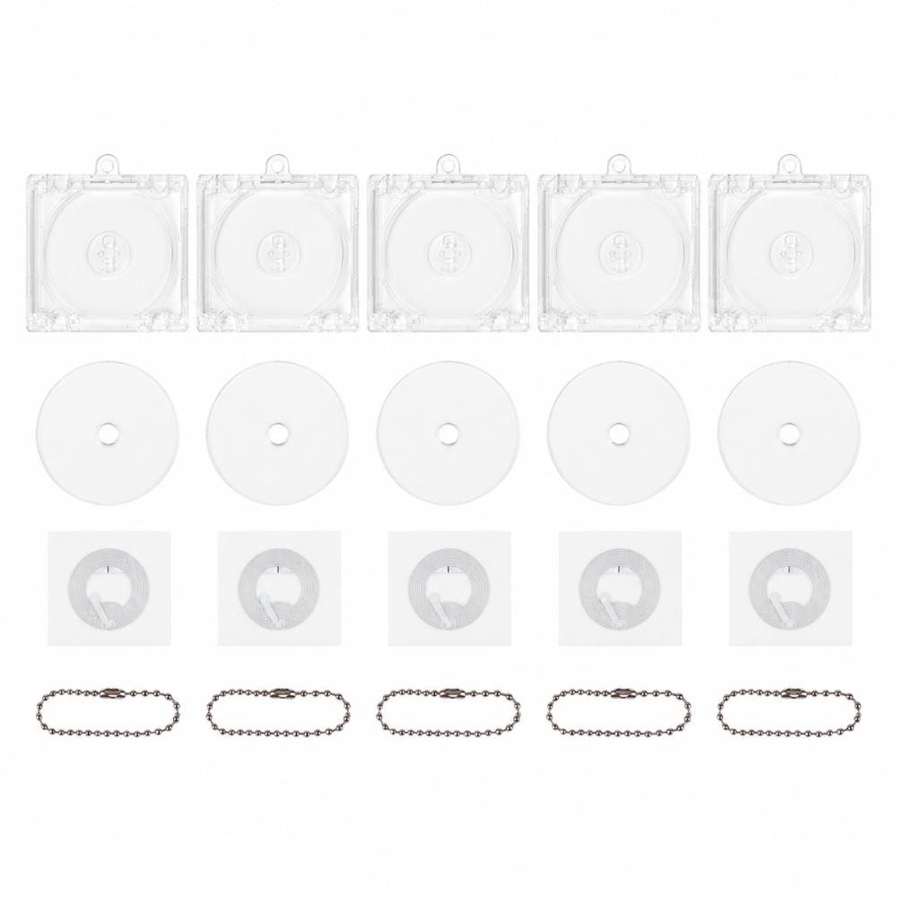 5 шт. Акриловый Мини-держатель для CD NFC Персонализированный Брелок Чехол для Альбома Многофункциональный Универсальный Ключевой Подвеска Декор для Подвешивания на Рюкзак