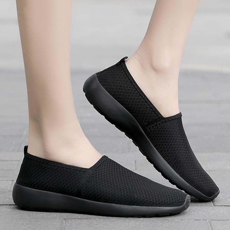 Дышащие женские кроссовки для бега, легкие противоскользящие женские спортивные туфли, мягкие мокасины для отдыха на природе, женские кроссовки, модные теннисные туфли