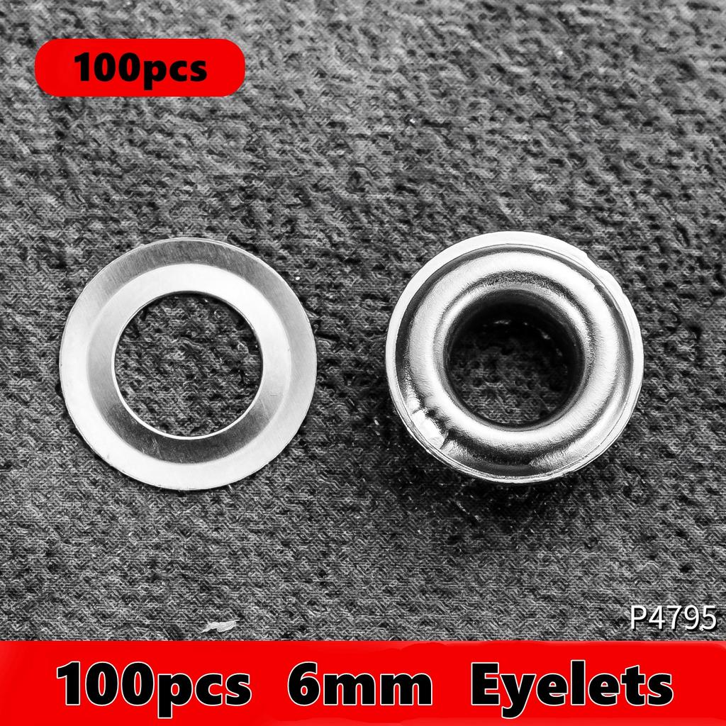 Набор инструментов для установки люверсов 6 мм 10 мм, ручные щипцы-пресс для металла, пробойник для отверстий под люверсы для кожи, холста, одежды, брезента для DIY