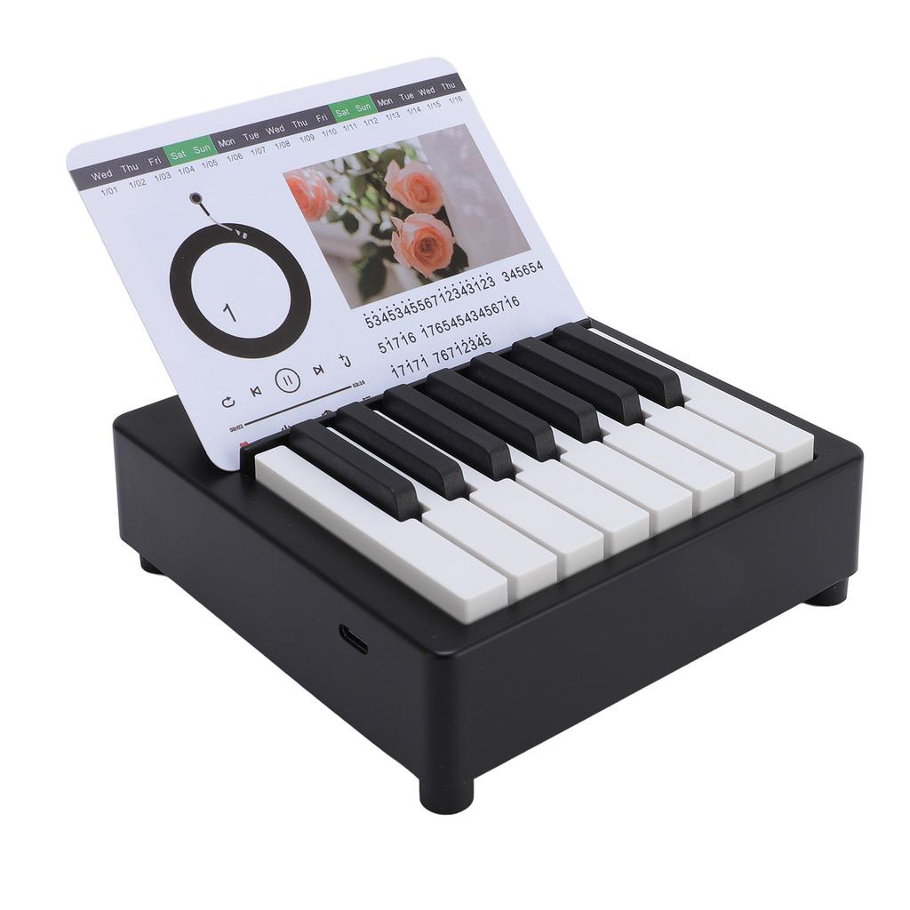 Miniature Piano Desk Calendar Innovative Playable Music Desk Desktop Ornament For Office Desks