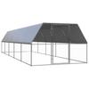 Vidaxl Klatka Zewnętrzna Dla Kurcząt, 3X10X2 M, Stal Galwanizowana