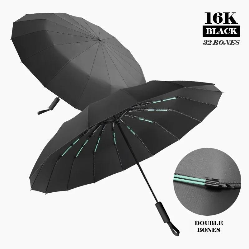 Reinforced 32-Bone Umbrella Durable Wind-resistant Umbrella Anti-UV Sunscreen Women's Umbrella Sunny Paraguas