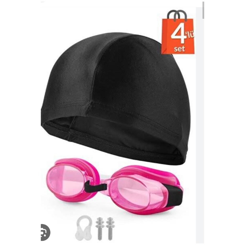 Детские очки для плавания, комплект с капюшоном, очки для бассейна, шапочка для бассейна, морская шапка, комплект морских очков