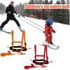 Adjustable Children Ski Training Belt Safety Traction Harness Rope Outdoor Winter Sports Skiing Training Shoulder Belt Harness