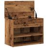 Shoe Bench with Rustic Wood Look 60 x 30 x 45 cm Engineered Wood