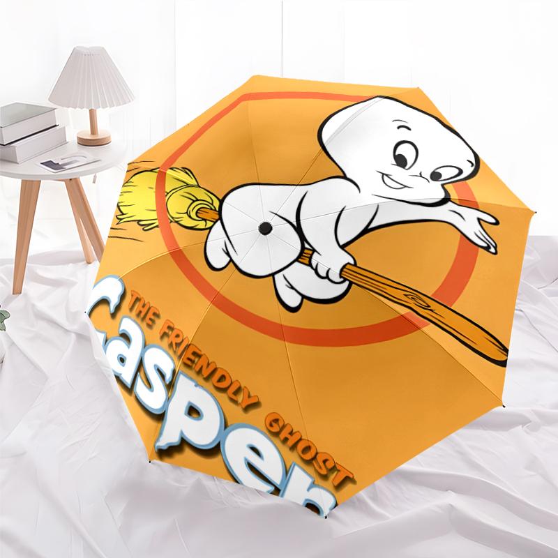 1pc Casper Umbrella, Sun Protection, And UV Shielding. It Has Eight Sturdy Ribs for Outdoor Use And Perfect As a Holiday Gift