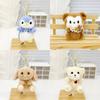 Cute Plush Otter Keychain Charm Fluffy Animal Bag Pendant Perfect For Gifts
