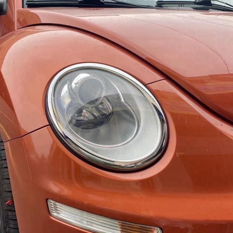 Автомобильные фары Лампа Крышка Линза Корпус Кольцо Отделка Наклейка Задний фонарь Хромированные Декоративные Детали Для Volkswagen 2005 - 2011 Beetle