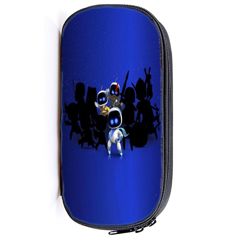 Пенал для карандашей Astro Bot Astronaut с застежкой-молнией, сумка-карандаш, функциональный портативный пенал с застежкой-молнией, канцелярские принадлежности для студентов