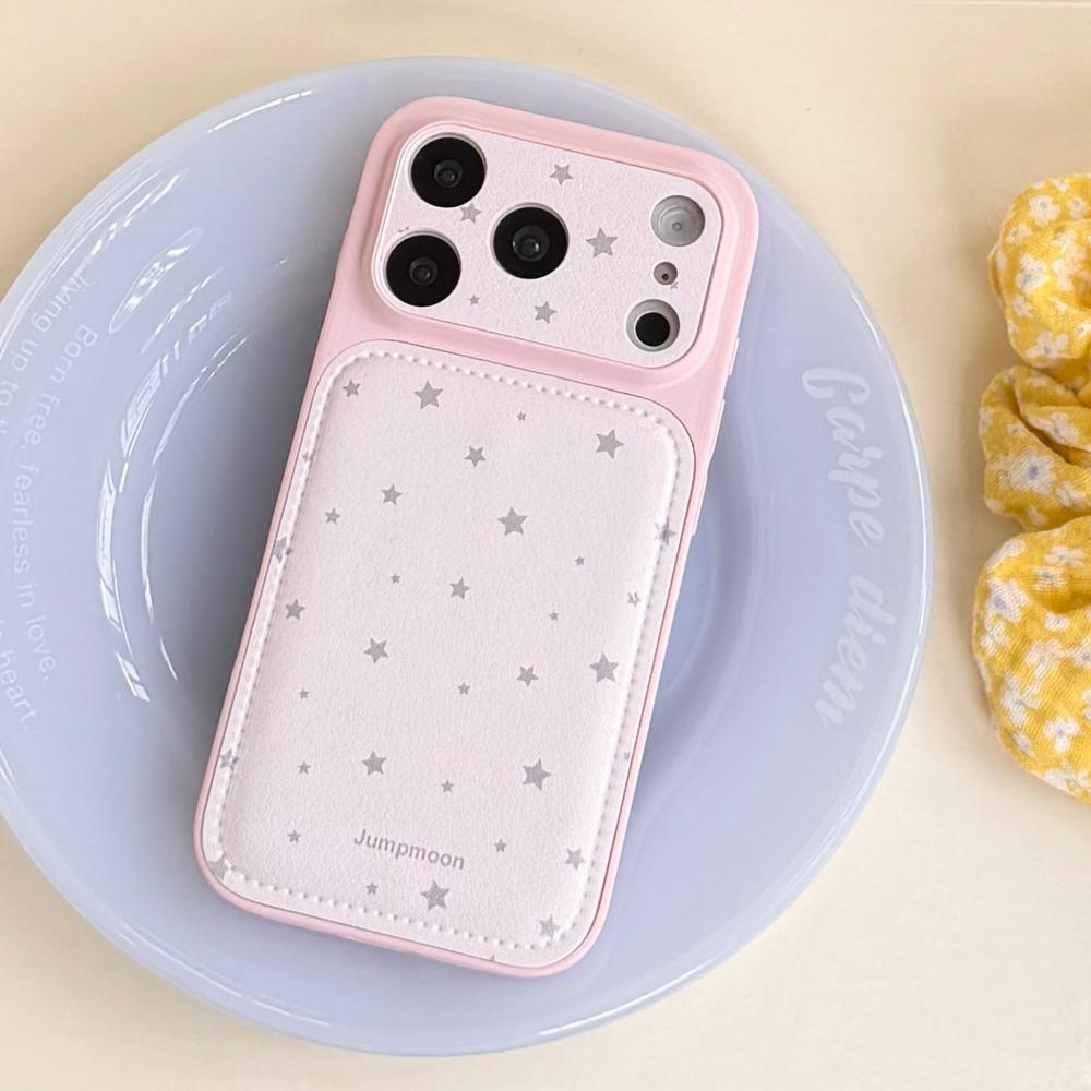 Xiaoxiangfeng star with lanyard, suitable for iPhone17ProMax mobile phone case, simple and light luxury, Korean style Apple 16Pro new 15PRO women's