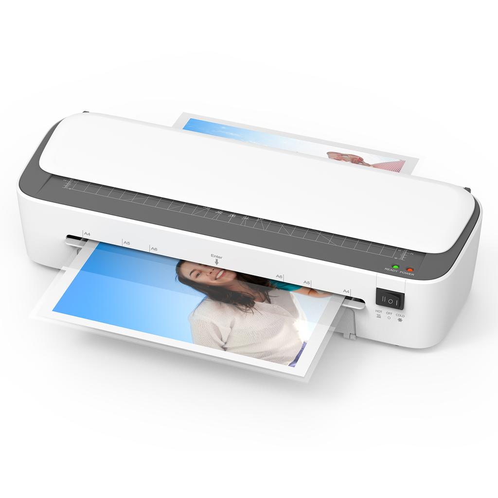 BISOFICE A4 Laminating Machine 9 Inches Thermal Laminator Machine Desktop 6IN1 Multifunctional Hot