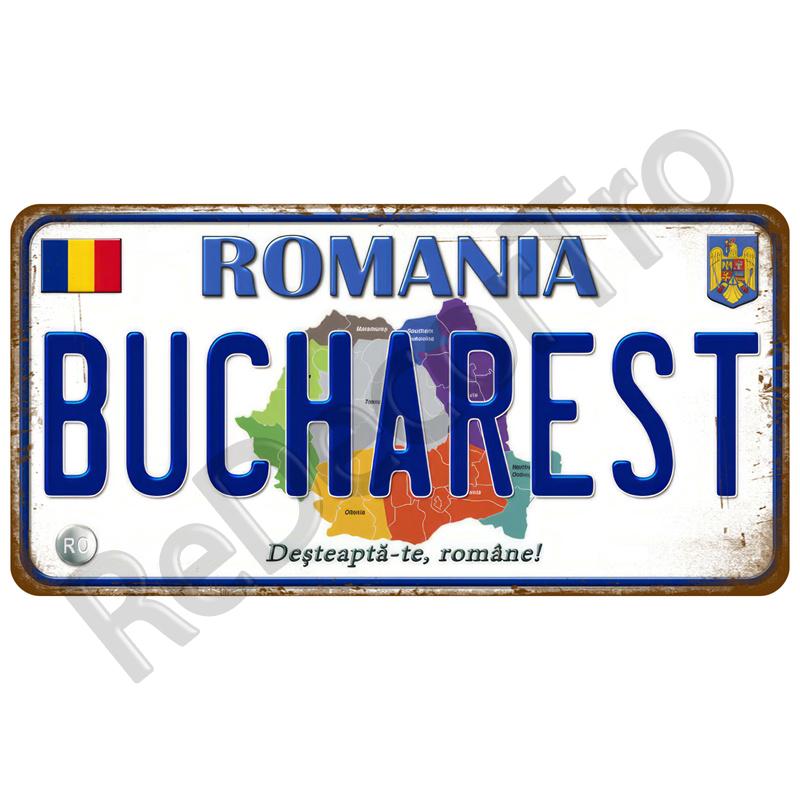 Retro Landmark Country Metal Sign Tinplates Plate Plaque Metal Vintage Tin Sign Home Decor For Man Cave Bar Pub Club Decoration