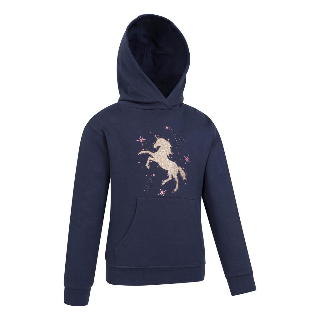 Mountain Warehouse Childrens/Kids Unicorn Organic Hoodie