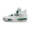 Air Jordan 4 белый Окисленный зеленый Нейтральный серый Мужской FQ8138-103