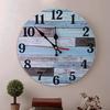 Настенные часы Silen Деревянные часы на батарейках Country Retro Rustic Style Decora
