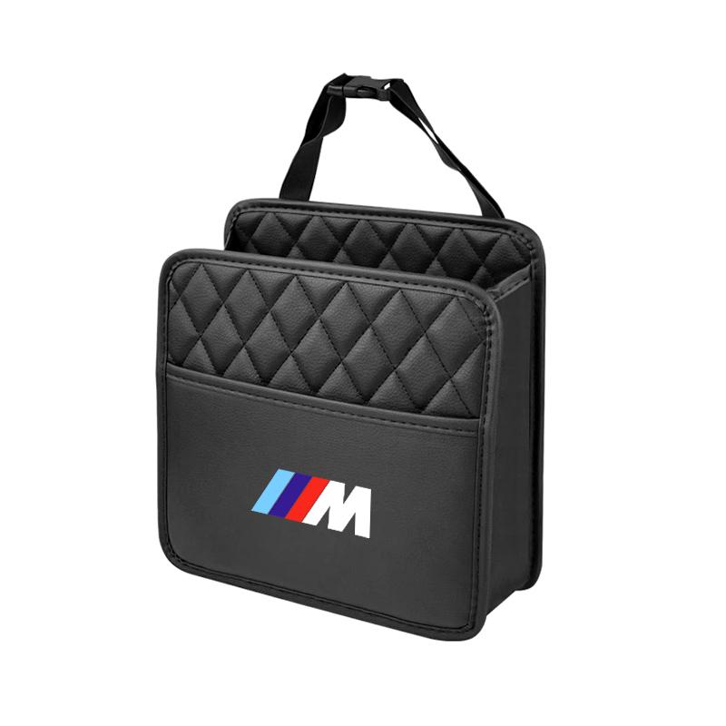 For BMW New 2025 Car Seat Back Hanging Storage Bag Tissue Water Cup Holder Auto AccessorieS For BMW X1 X2 X3 X4 X5 X6 X7 G20 G30