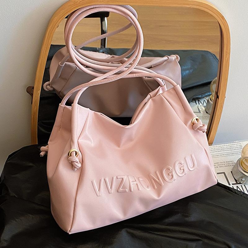 Niche Design Simple Underarm Commuting Big Bag for Women New Temperament Women Shoulder Bag Soft Tote Bag
