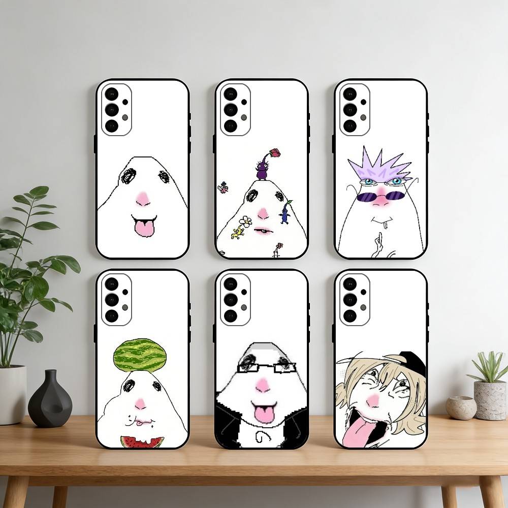 goofy hamster Phone Case For Samsung S25,S24,S21,S22,S23,S30,Ultra,S20,Plus,Fe,Note,10,9,5G Black Cover