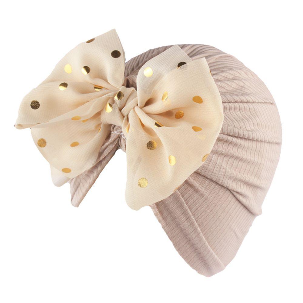 Kids Headwear Hair Accessories Head Wrap Bowknot Beanies Infant Hospital Hat Baby Turban Hat