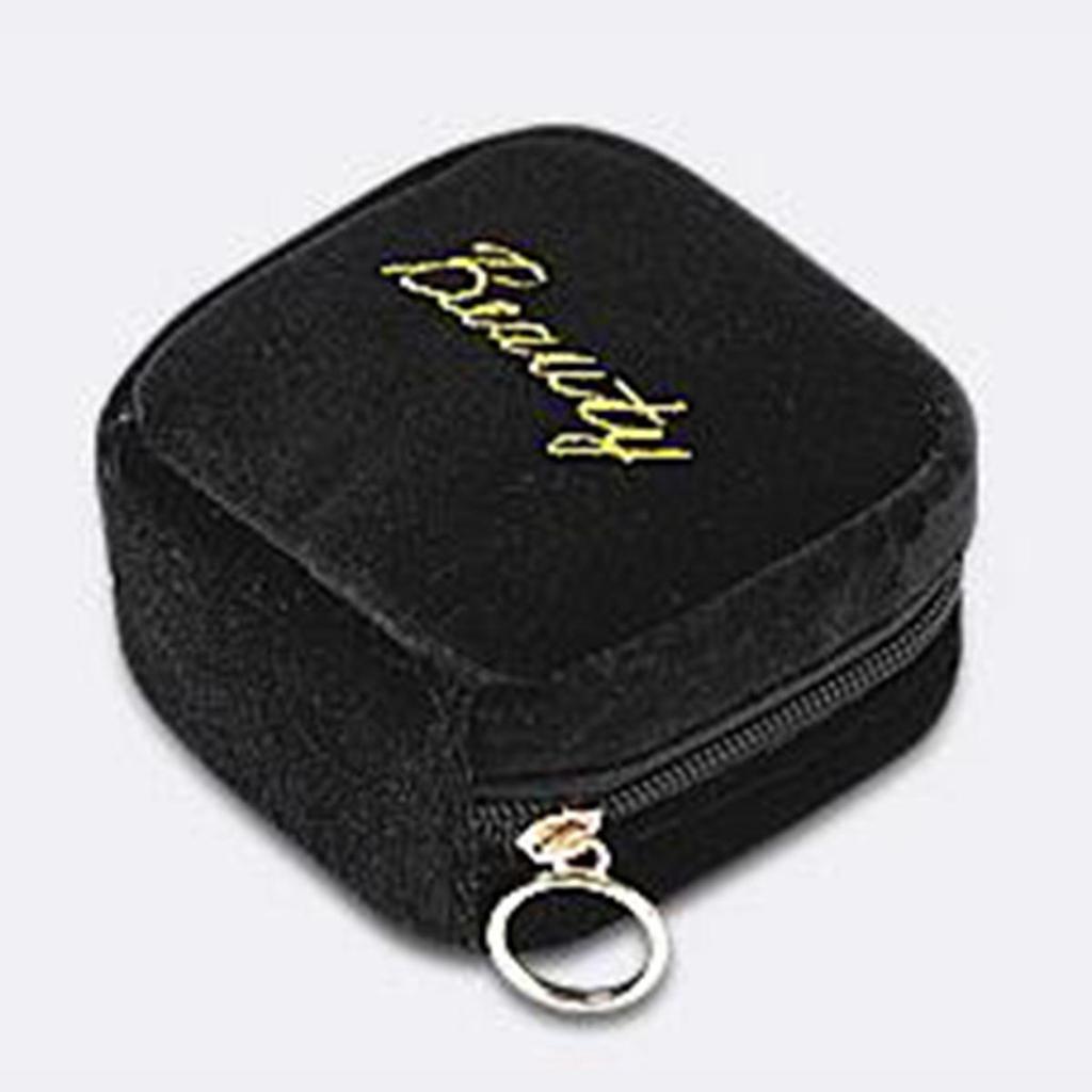 Вышитая косметичка с буквой Женская Маленькая для губной помады, наушников, гигиенических прокладок, Органайзер, Кейс, Косметички для туалетных принадлежностей и макияжа