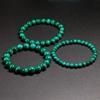 AAAAA Натуральный малахитовый браслет Женские украшения Натуральный камень Эластичный Парный браслет Для мужчин Малахитовые драгоценные бусины Браслеты