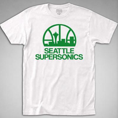 ФУТБОЛКА SEATTLE SUPERSONICS футболка нба баскетбол супер соникс 80-е 90-е спорт ббол