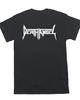 Черная футболка с коротким рукавом с логотипом группы Death Angel. Все размеры от S до 45XL. Унисекс футболка