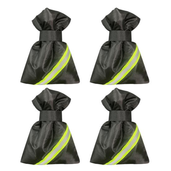 Winter Faucet Cover Outdoor Faucet Freeze Protection Cover Adjustable Waterproof Insulated Spigot Cover with Reflective Stripe for Garden Yard