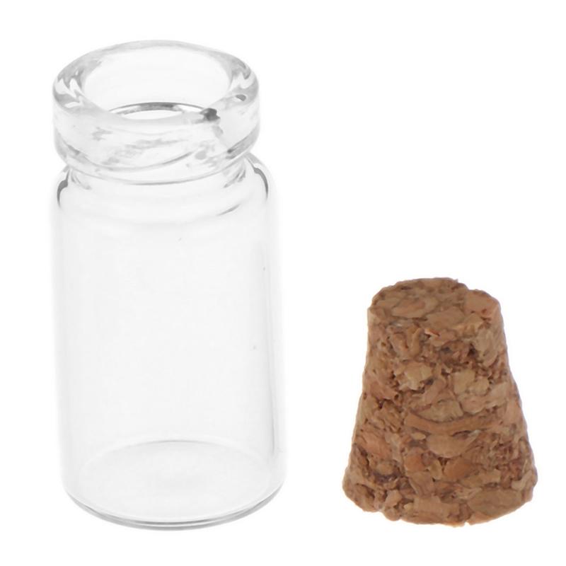 10Pcs 1:12 Dollhouse Miniature Glass Bottle Jars Food Storage Kitchen Accessorie