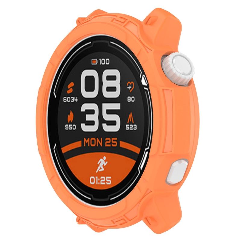 Screen Protector for Case Anti-scratch Frame Soft TPU Protective Cover Bumper for Shell for Coros Pace 2 for Smart Watch
