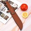 Holster Leather Sheath Holder Straight Knife Tool Camp Outdoor Carry Flashlight Case Belt Loop Case