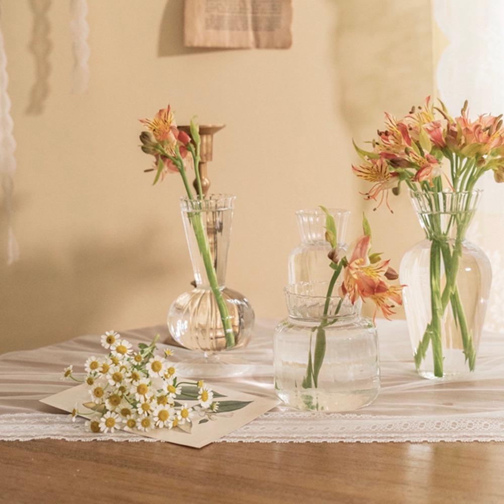 Hydroponic Nordic Creative Container Plant Bottle Glass Vases Flower Pot Table Vase