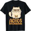 Футболка Cinco De Mayo Adios Bitchachos Кот Средний палец Мужская Женская Футболка