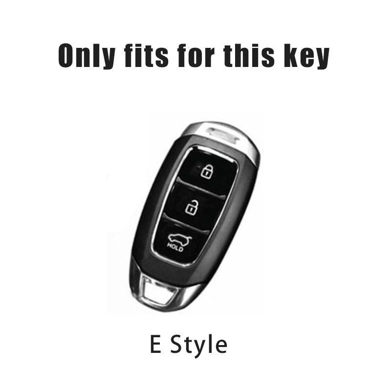 Car Key Case Cover For Hyundai I30 Ix35 Kona Encino Solaris Azera Grandeur Ig Accent TM Palisade Santa Fe Auto Accessories New MM12