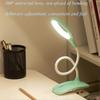 Dimmable LED Clip-On Reading Lamp - Eye Protection Desk Light for Study & Work
