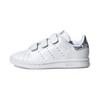 Оригинальные кроссовки Stan Smith Velcro Casual Low-Top для детей Детские кроссовки Белый Серебристый EE8484