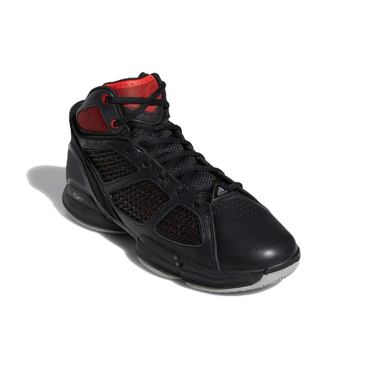 Adidas Adizero Rose 1.5 Restomod Black Vivid Red Мужские кроссовки Core-Black Light-Granite GY6488