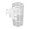 Aquarium Fish Food Feeder Tube Transparent Acrylic Adjustable Fish Feeding Floating Food Dish