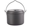 CAMPING MOON Алюминиевый подвесной котелок, средний, для приготовления пищи, картофельного рагу и кемпинга, 4,0 л, MC230